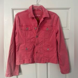 CHRISTOPHER BLUE colorful denim jacket